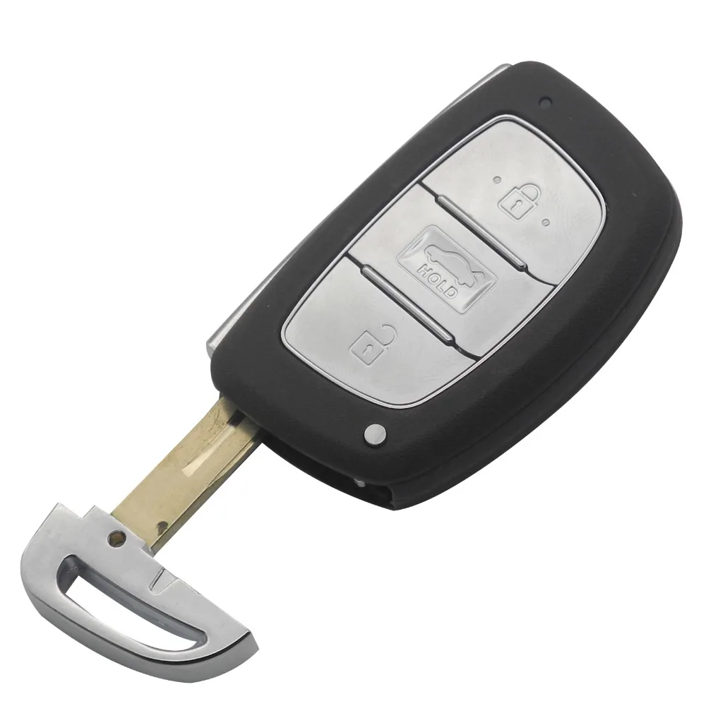 

jingyuqin 3 Buttons Remote Car Key Shell Cover For Hyundai Creta Mistra Elantra Verna Tucson ix25 IX35 Smart Key Case