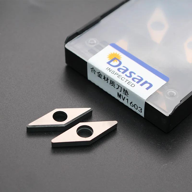 20 шт. подкладка для ножа MV1603 карбидная прокладка сиденья VNMG1604 Shim CNC Arbor аксессуары