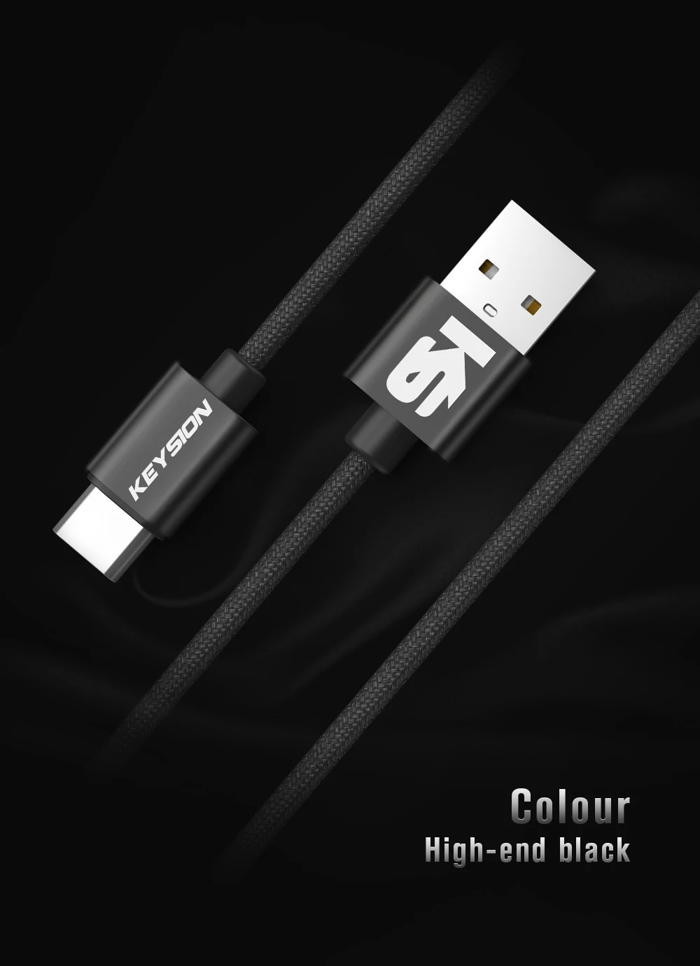 KEYSION usb type-C кабель для Xiaomi Redmi Note 7 mi9 samsung A50 A70 A30 A20 провод для быстрого заряда USB-C шнур для зарядки мобильного телефона