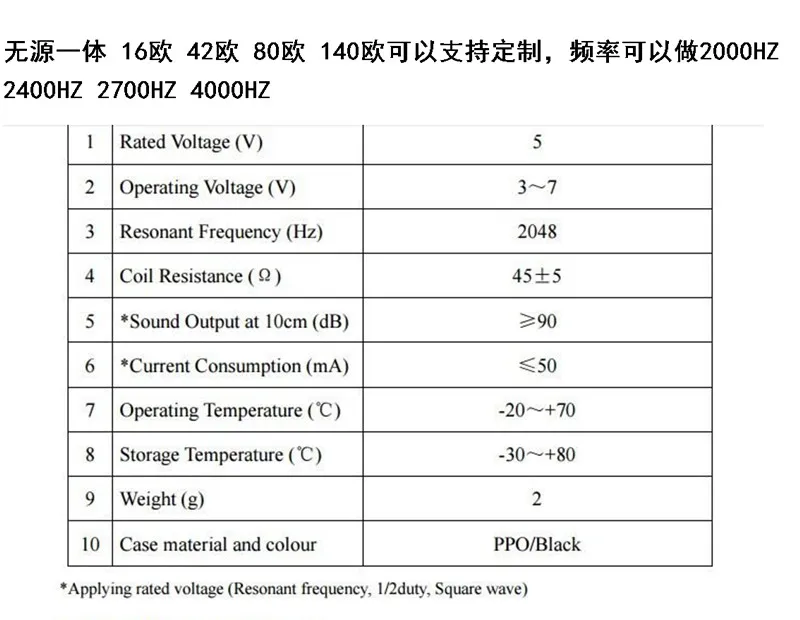 10 шт. горячая Распродажа KC1206 электромагнитные пассивные высокого децибел 12*9 мм 5 в динамик