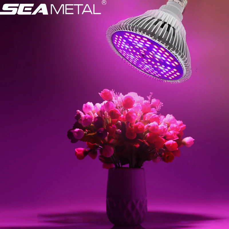 Fitolamp Grow Light E27 Lights Bulb For Plants 10W 30W 50W 80W Full