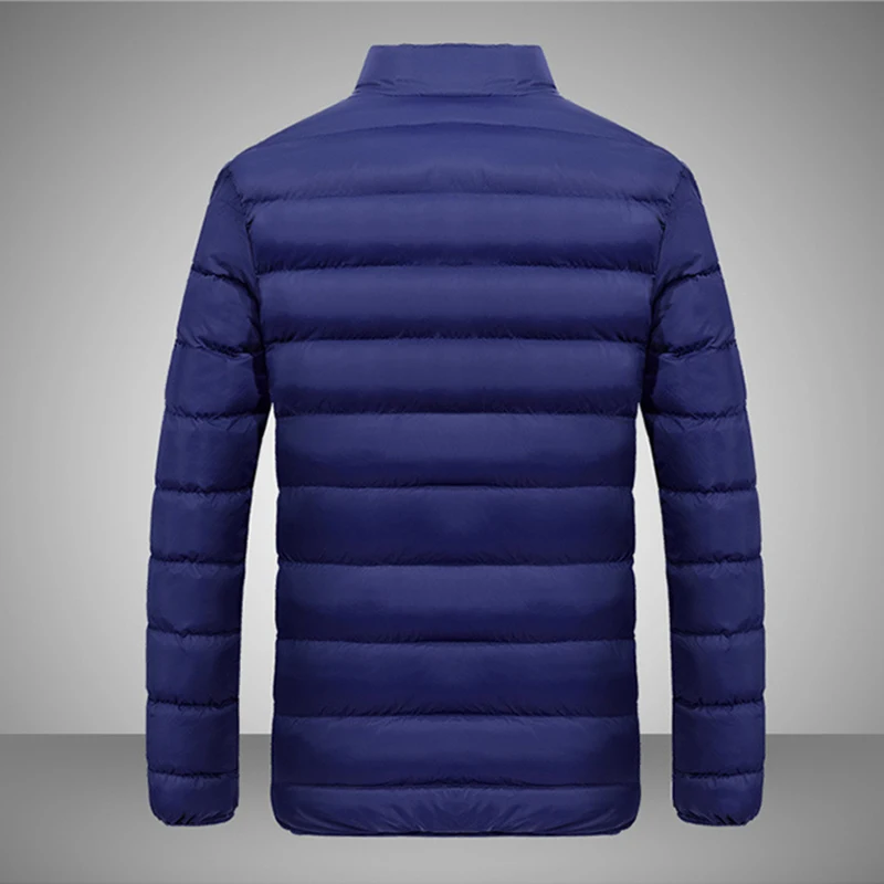 New Jackets Men Autumn Winter Warm Windbreaker Casual Solid Men's Coat Male Slim Fit Homme Jacket Mens Windbreaker