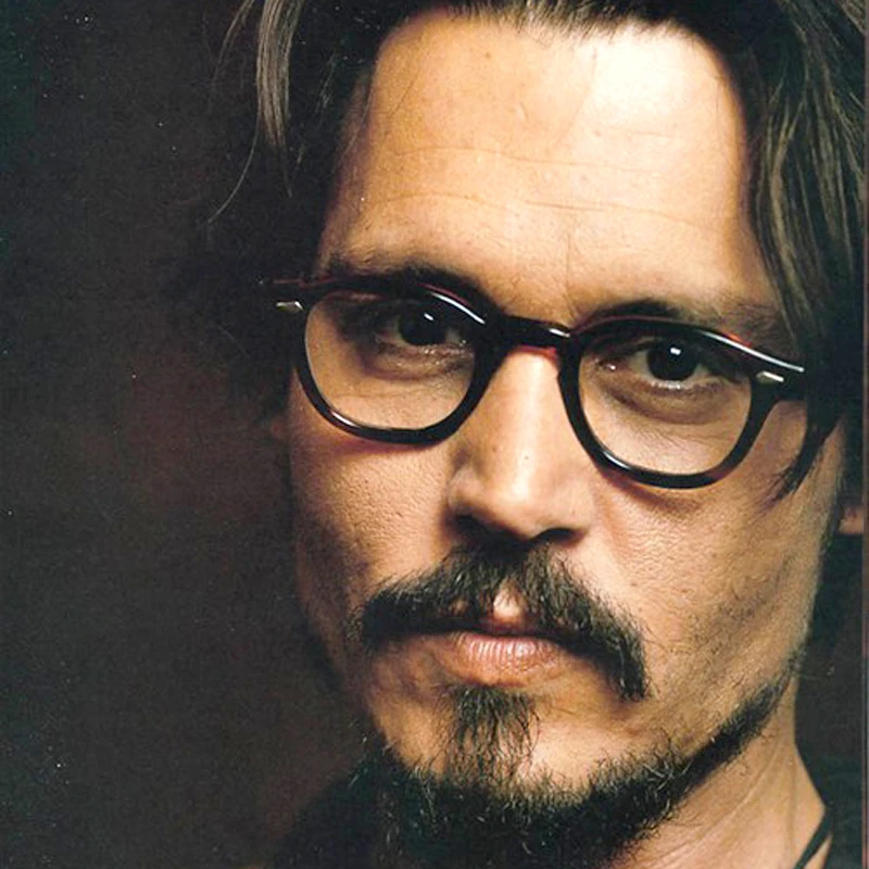 Vintage Retro Johnny Depp Michael Scofield Round Glasses Handmade