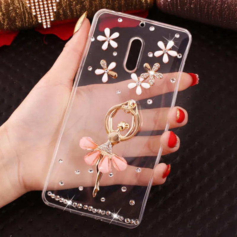 

Mobile Phone Bling Crystal Diamond Rhinestone Cover Case for Nokia Lumia 1 3 5 6 7 8 9 X2 2.1 3.1 5.1 6.1 7.1 Plus 6 X7 X6 2018