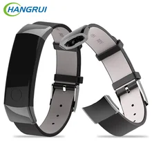 Hangrui Honor Band 3 ремешок для huawei Honor Band 3 модные пояса из натуральной кожи браслеты с металлической адаптер замена