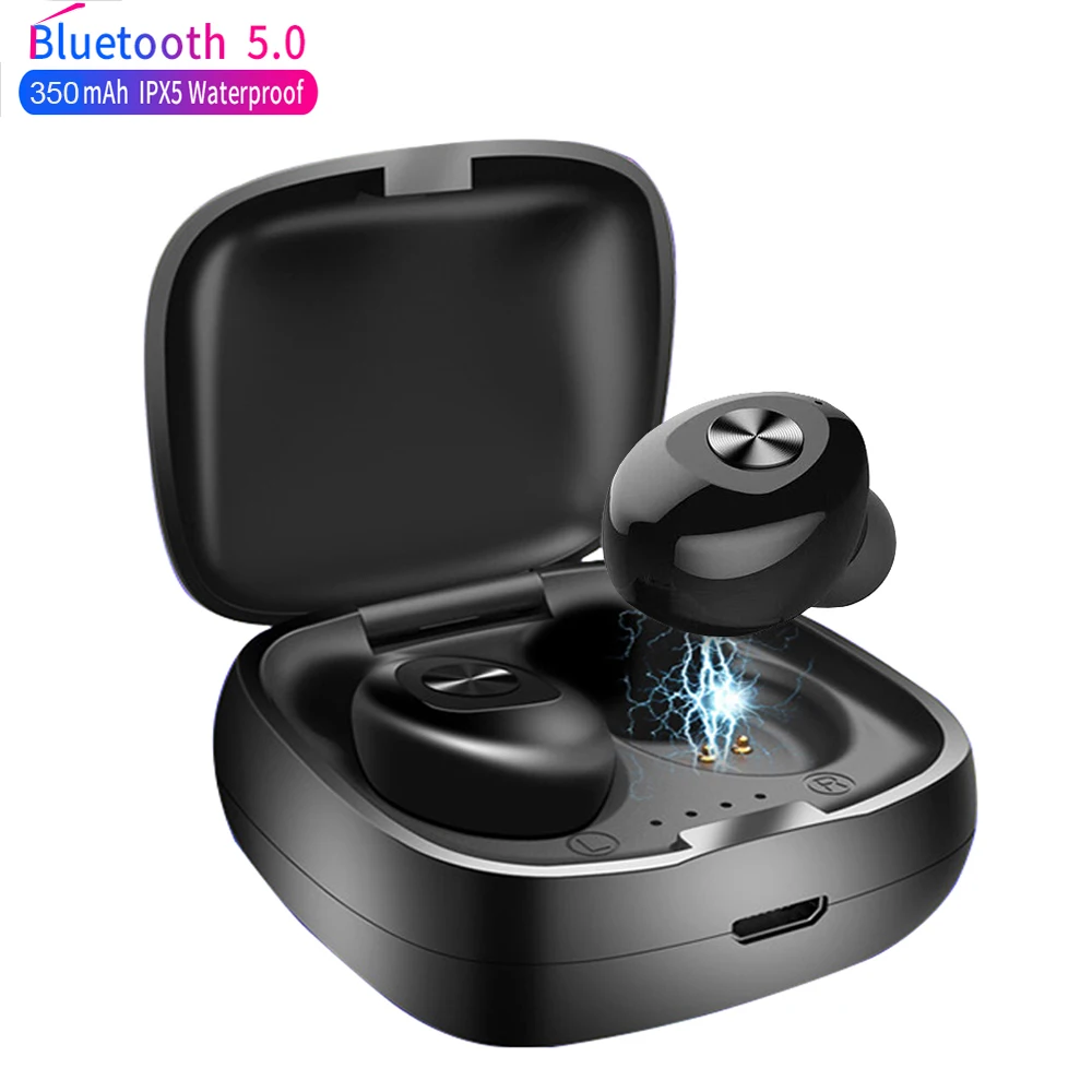 TWS Беспроводные Bluetooth 5,0 XG12 наушники стерео HIFI Звук спортивные наушники Handsfree In Ear игровая гарнитура с микрофоном