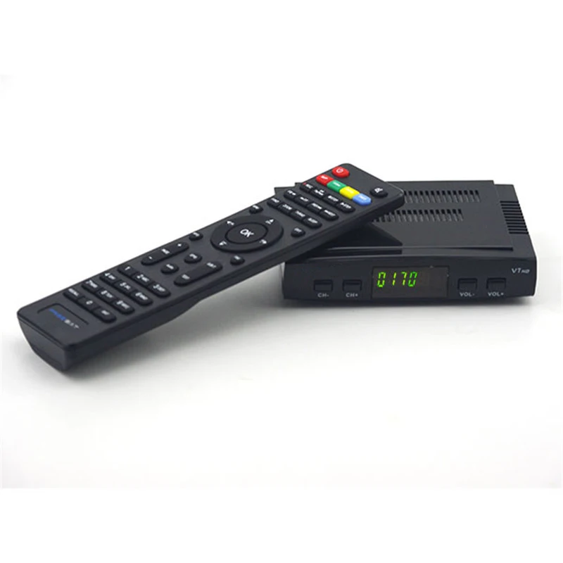 Спутниковый ТВ приемник декодер V7 HD DVB S2 + USB Wifi с 1 год 7 линий Европа Clines C Поддержка