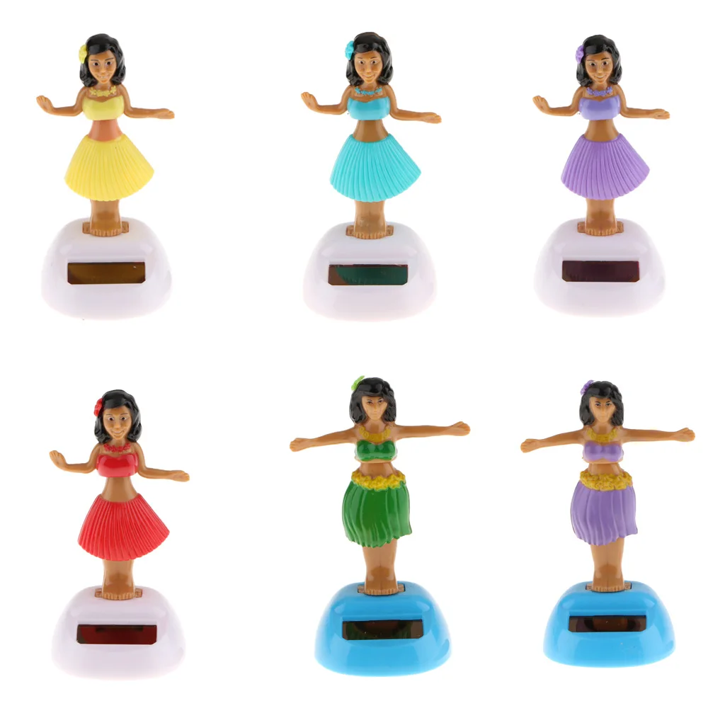 Novelty Solar Powered Dancing Bobble Swing Toy Car Dashboard Ornament