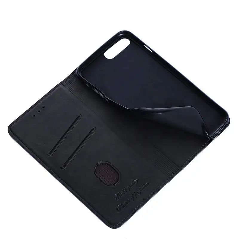 for Huawei Honor 8X Case Flip Leather Luxury Automatic Adsorption Card Holder Business Cover Inner TPU Case for Honor 8X 7X Case01