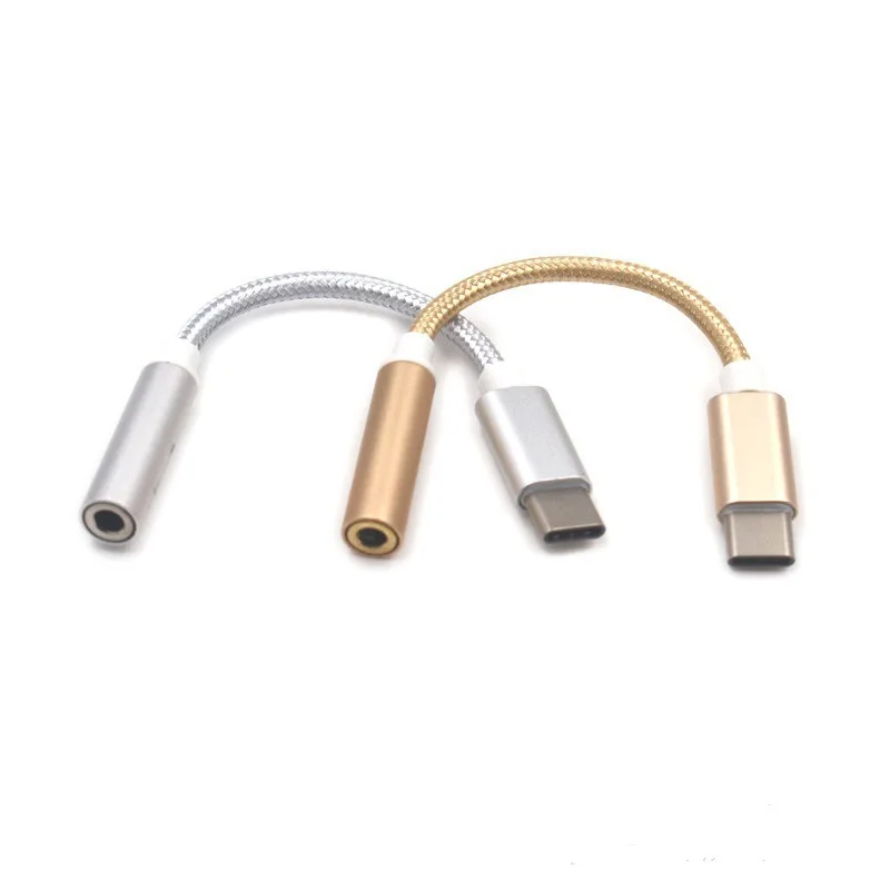 Usb type C до 3 5 мм разъем для наушников AUX аудио кабель адаптер samsung Xiaomi huawei наушники