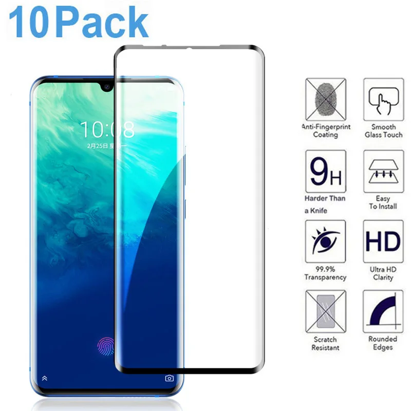 10 шт./лот 5D из закаленного высокопрочного стекла Стекло для zte Axon Pro Экран