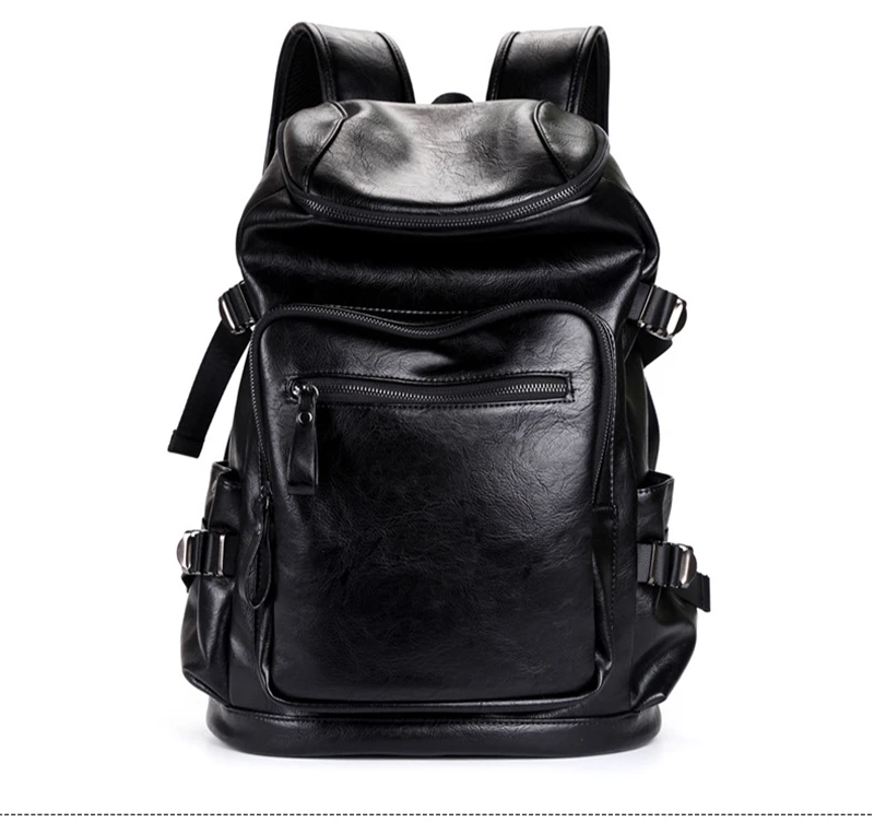 Wellvo мужской рюкзак из искусственной кожи, подростковые винтажные рюкзаки для мужчин, корейский японский стиль, школьные сумки для ноутбука, женские сумки на плечо XA137WC