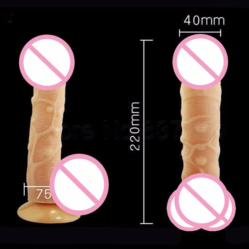 AILIGHTER Realistic Big Dildo Silicone Penis Dick With Strong Suction Cup Huge Dildos Cock Adult Sex Products Sex Toys for Women 2