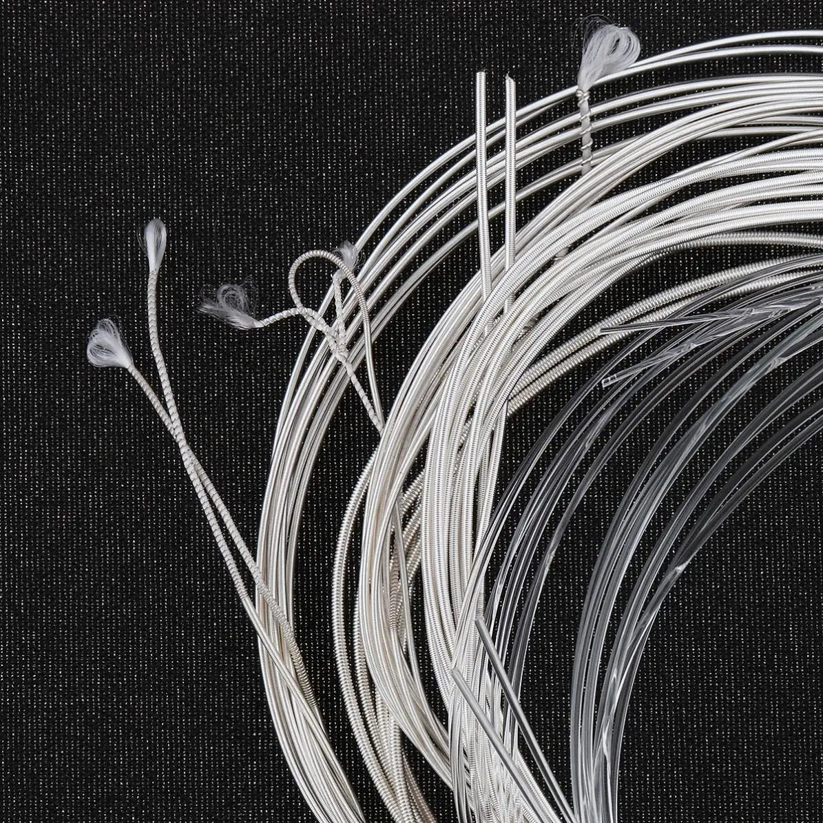 6 шт./лот Oud String 022-041 дюймов Прозрачный нейлон посеребренный медный сплав с полным ярким оттенком
