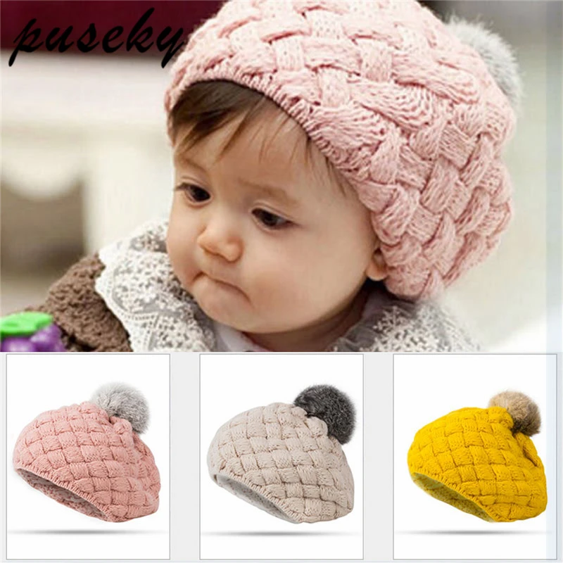 Bébé Bonnets et écharpes en Tricot Fille Hiver Pompom Tricotés Bonnet Bébé  0-24 Mois Garçon Chaud Écharpe Ensemble Enfants - Cdiscount Prêt-à-Porter