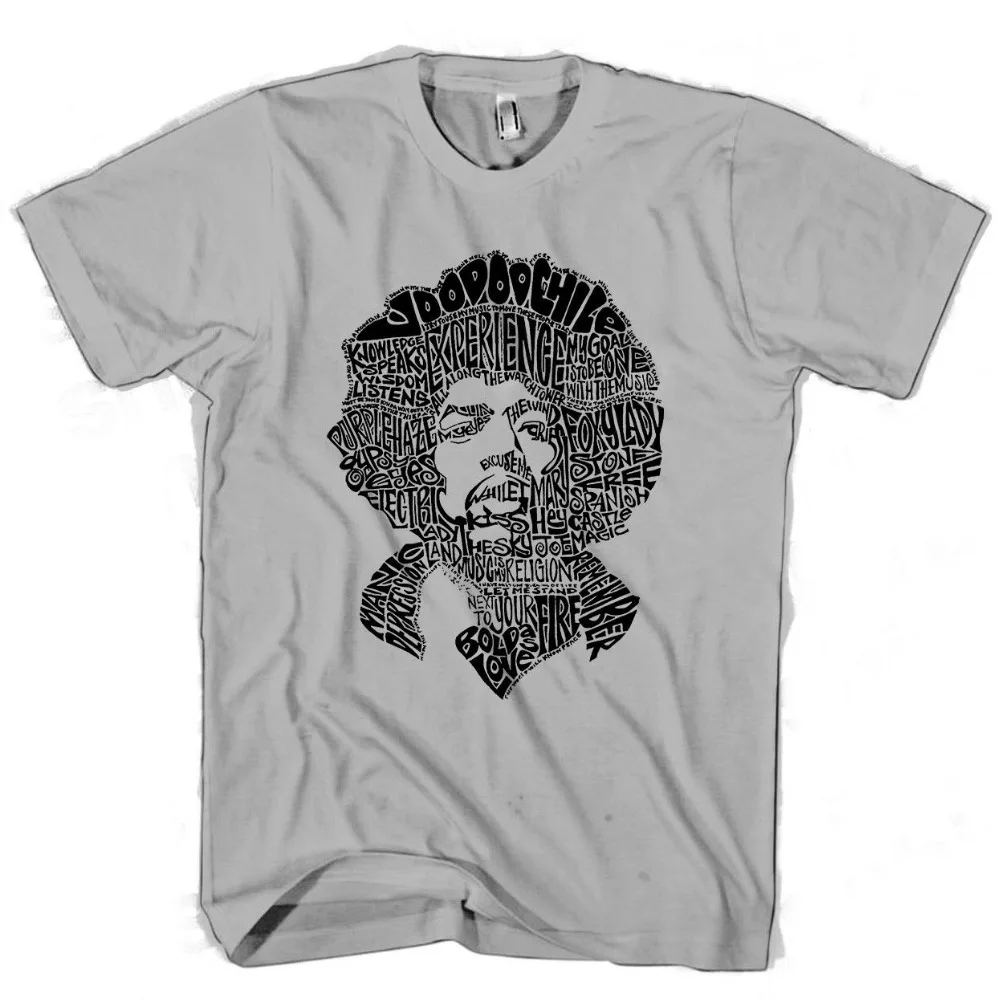 

Jimmy Hendrix Lyrics Silhouette Men's / Women's T Shirt