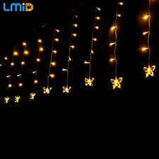 LMID солнечные лампы Красочные бабочки гирлянда Фея Luces водонепроницаемый Рождественский Открытый Сад Солнечный светодиодный светильник украшения