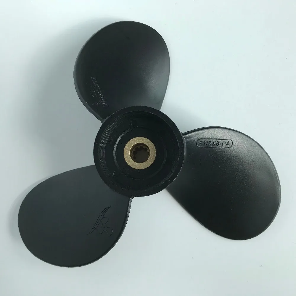 

7 1/2x8 hidea Plastic propellers for 2.5-6hp hidea propellers 9 tooth hidea boat accessories marine propellers