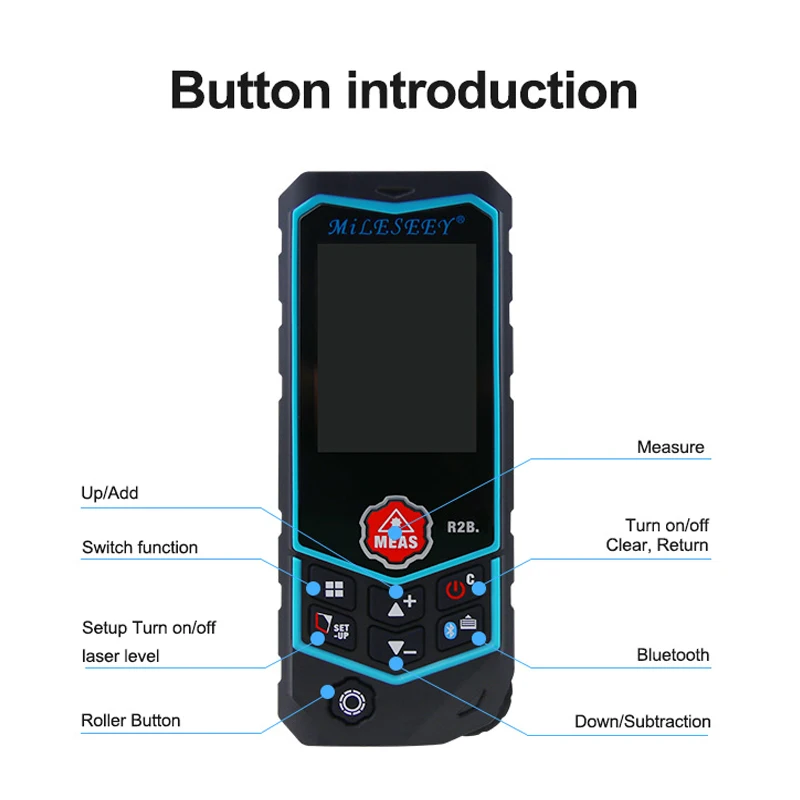 MiLESEEY R2B лазерный дальномер высокой точности измерения диапазона лазера с линейкой