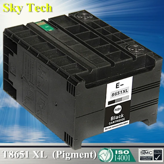 T8651 Xl Full Pigment Compatible Ink Cartridges , Suit For Epson Wf ...