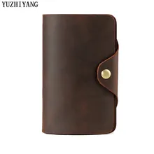genuine leather men wallets leather wallet men crazy horse wallet leather man coin pocket men's purse men genuine leather wallet practical leather man wallet