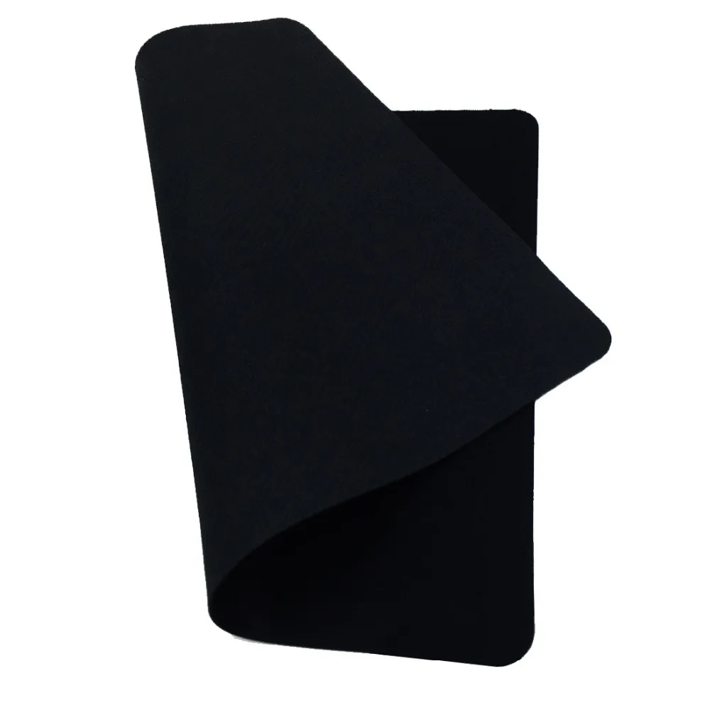Etmakit Black Slim Square Mouse Pad Mat Mousepad For PC Optical Laser