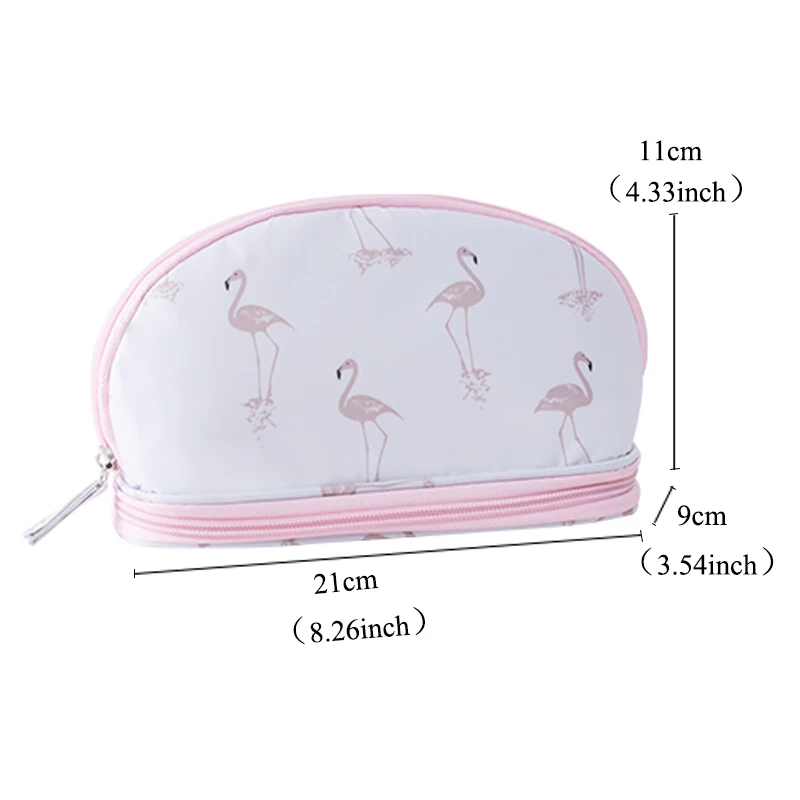 فلامنغو السفر حقيبة مستحضرات تجميل للرجال النساء يشكلن حقيبة سفر كبيرة قدرة حقيبة مستحضرات تجميل أدوات الزينة أطقم Necessaire الوظائف حقيبة