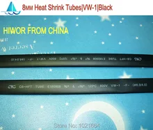 20meters/lot 8MM Heat Shrink Tubes Shrinkable Tubing Insulation Sleeving