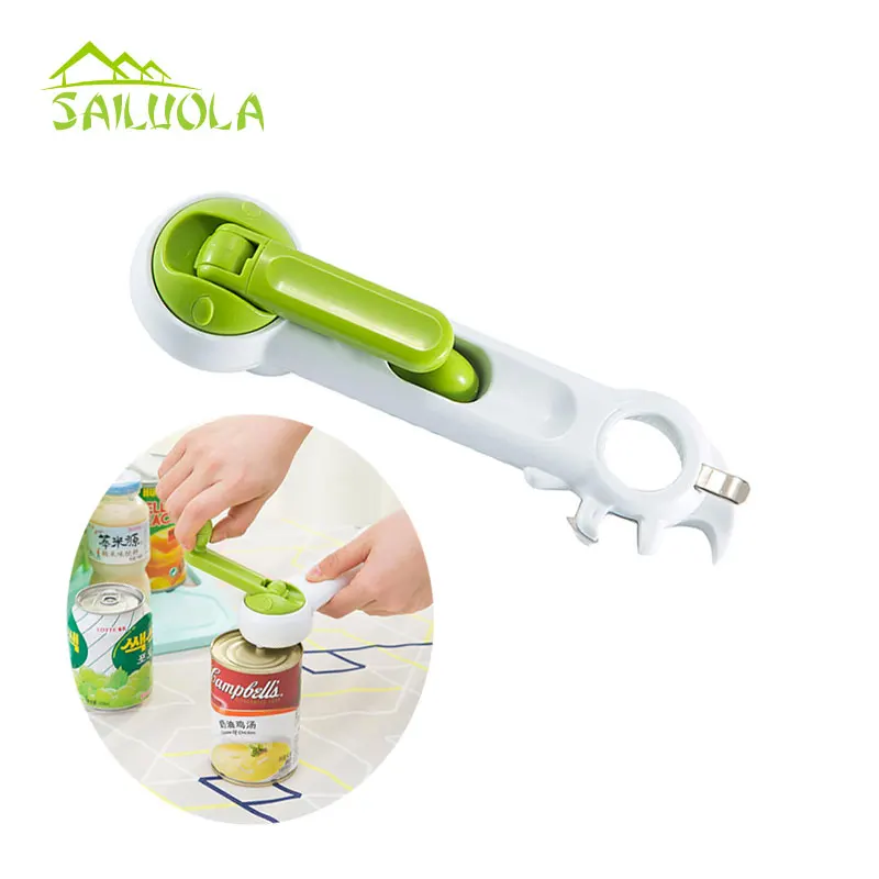 One Touch Can Opener Kitchen Cando 6 in 1 New As Seen on TV Bottle