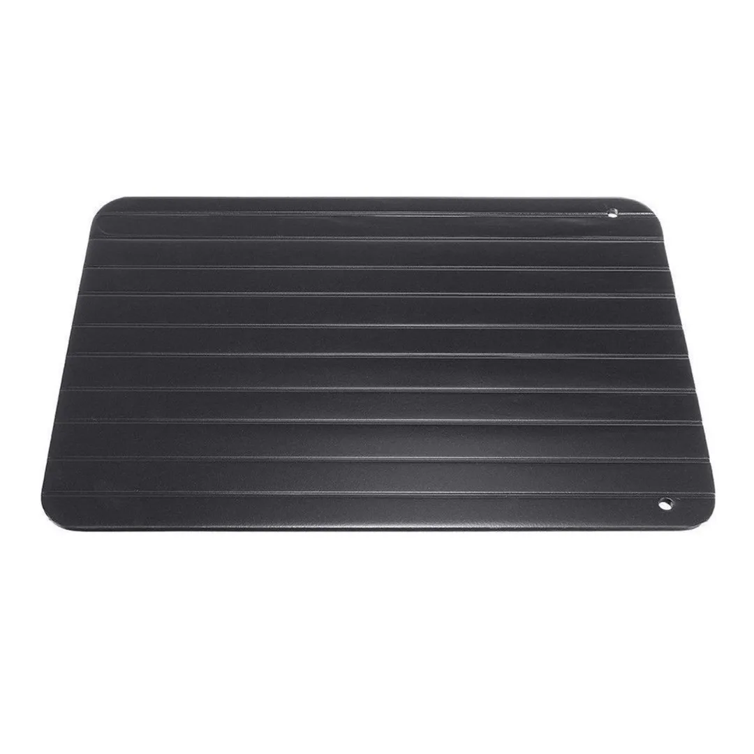 

Magic Defrost Tray Thaw Frozen Food Meat Fruit Fast Defrosting Plate Board Black Safety Rapid Defrosting Meat Tray Kitchen Tool