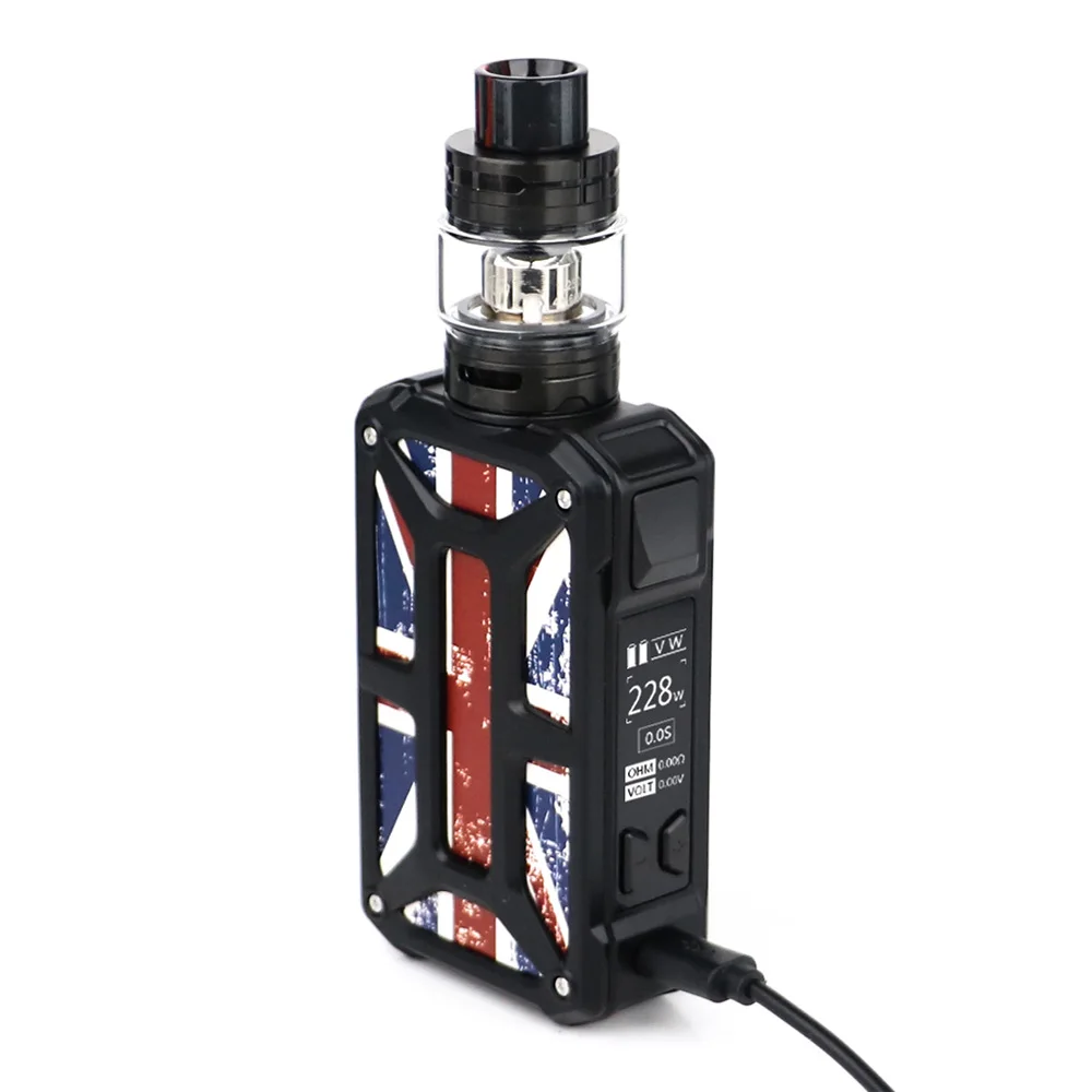 Электронная сигарета Rincoe vape kit Mechman Mesh 228 Вт Vape Mod с сетчатым баком подходит для
