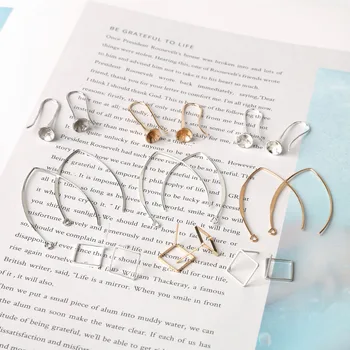 

Fashion Design 6/20Pcs Stainless Copper Electroplating Steel Earring Hook Clasp For DIY Earring Jewelry Making Craft