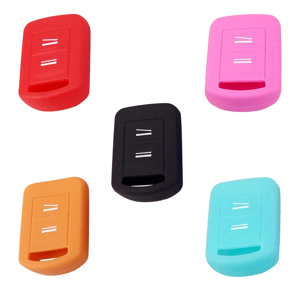 

1 Pcs Car Key Cover 2 Buttons Silicone Car Key Cover Case for VAUXHALL OPEL CORSA C COMBO MERIVA AGILA 2000-2003 New Style