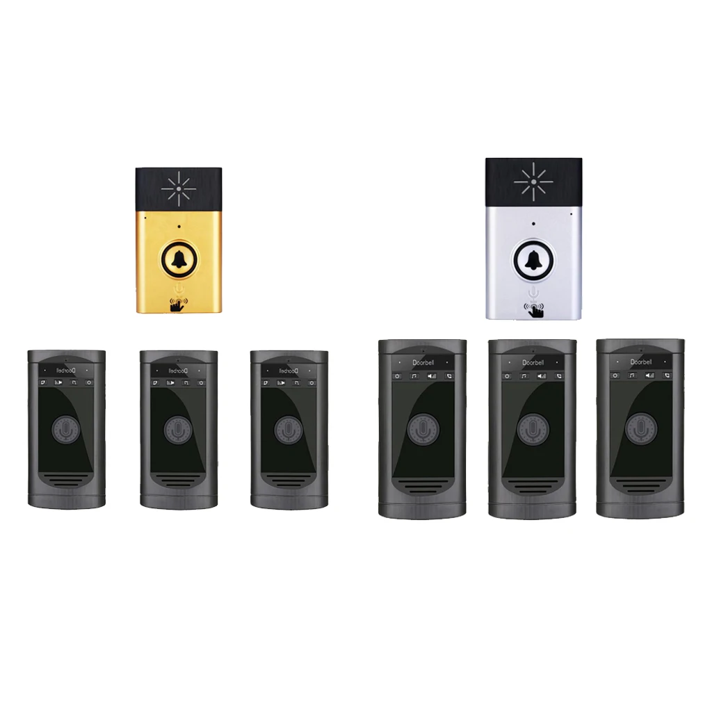 

200m Wifi Wireless Doorbell Remote Control Door Chime Voice Intercom Button Door Bell