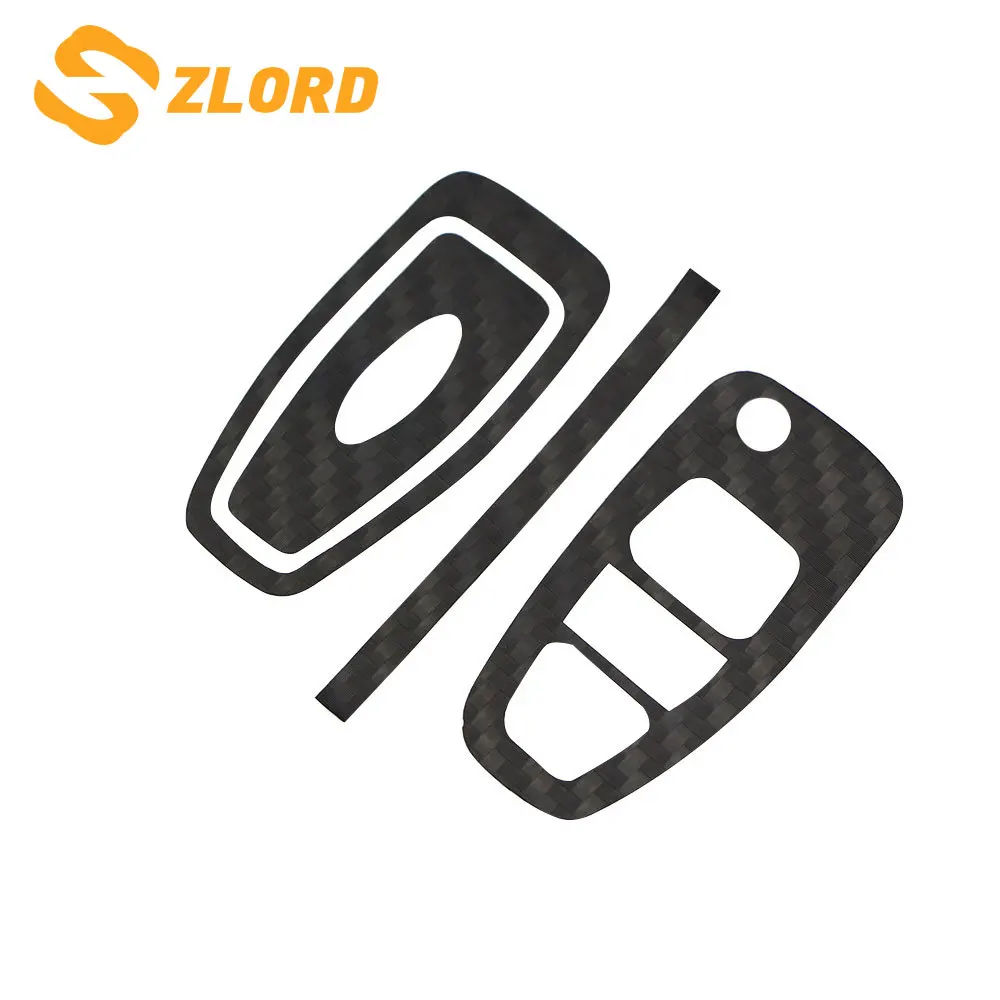 Наклейки Zlord из углеродного волокна для Ford Focus 3 4 MK3 MK4 Ranger Kuga|Наклейки на