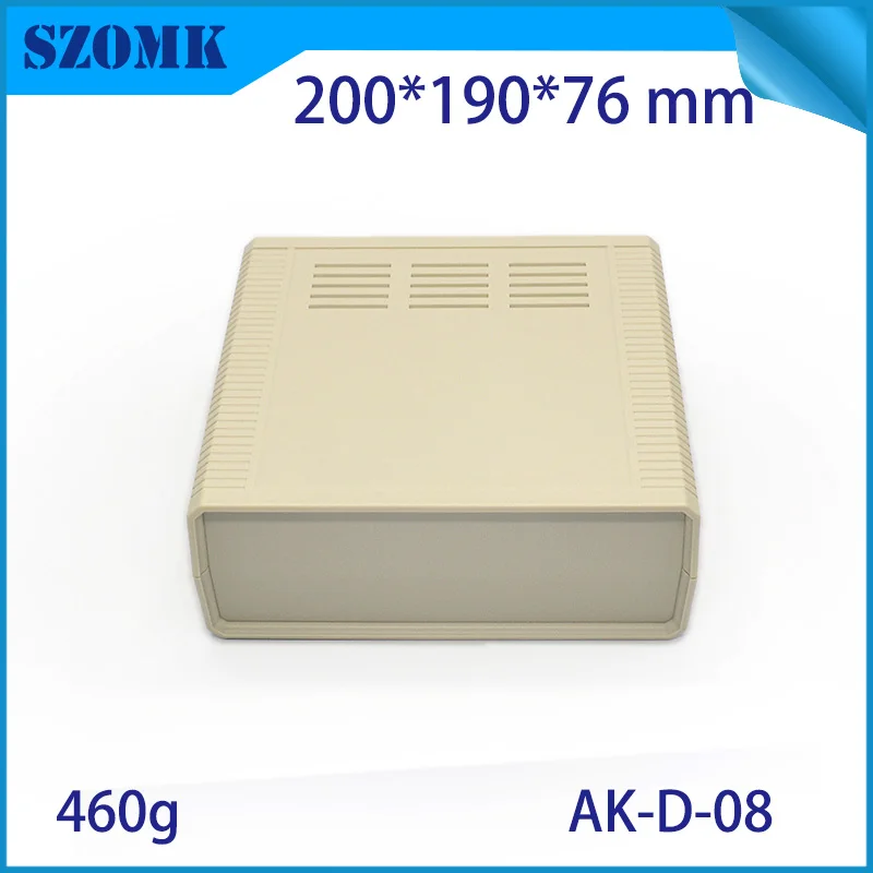 szmk plastic desktop enclosure electronics junction box instrument housing plastic abs control box hot sale project box plastic housing (19)