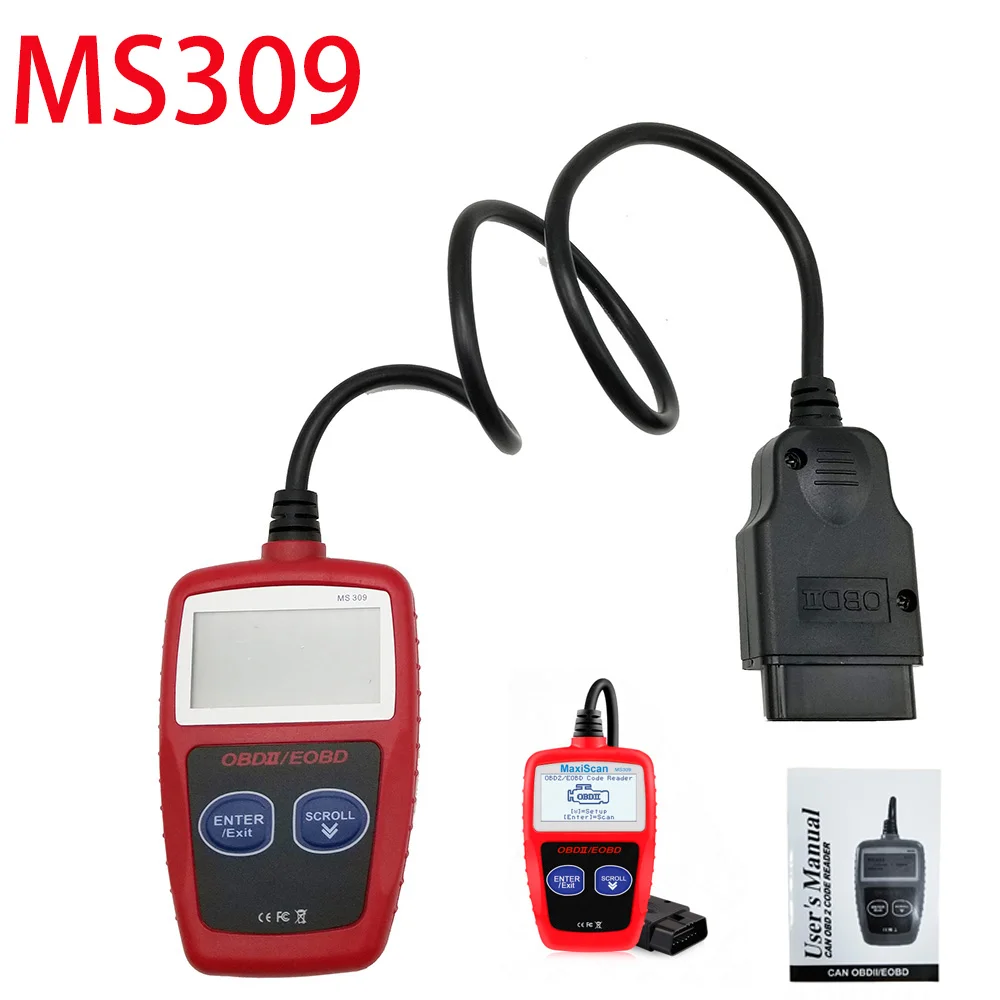 

Au tel MaxiScan MS309 Auto Car Scanner OBDII/EOBD OBD2 Universal Car Code Reader Work For US&Asian&European Vehicel