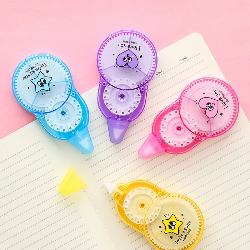 5pcs per lot new large-capacity modification belt students use correction creative multi-function tape holesale | Канцтовары для