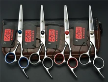 7.0 inch 19.5cm Brand Japan Kasho Professional Dogs Cats Pets Hair Shears Hairdressing Scissors Straight Cutting Shears H4001