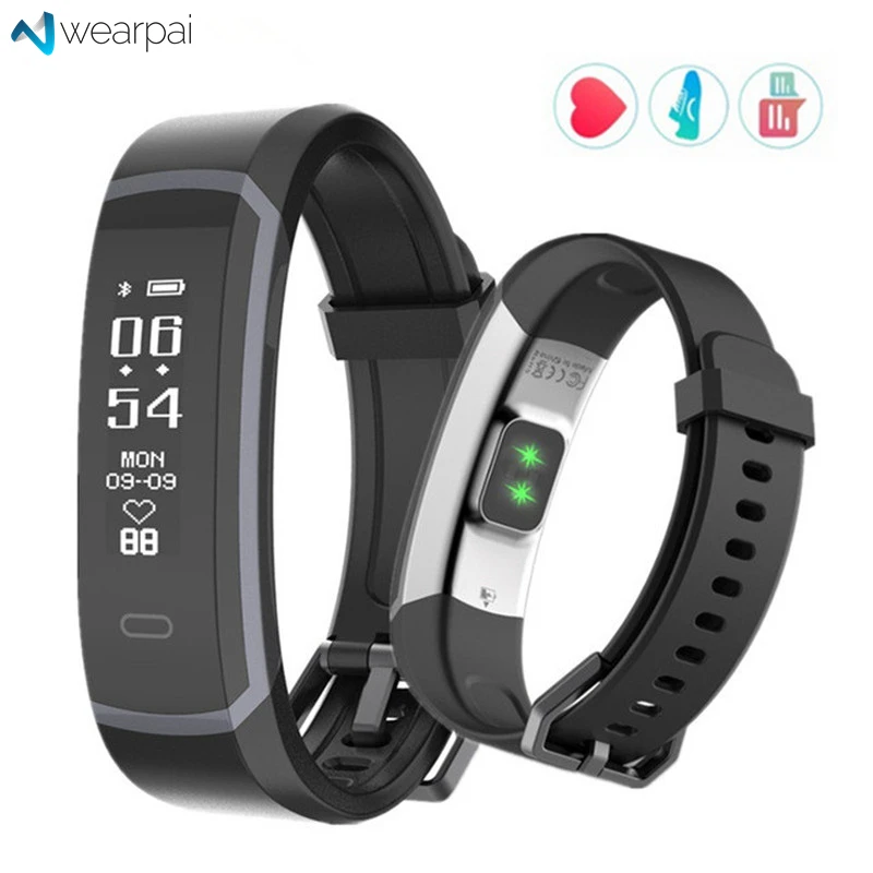 

Wearpai GT105 Smart Bracelet with Step Counter Sleep Monitor Fitness Tracker Heart Rate Monitor Watch IP67 for Women Men Kids
