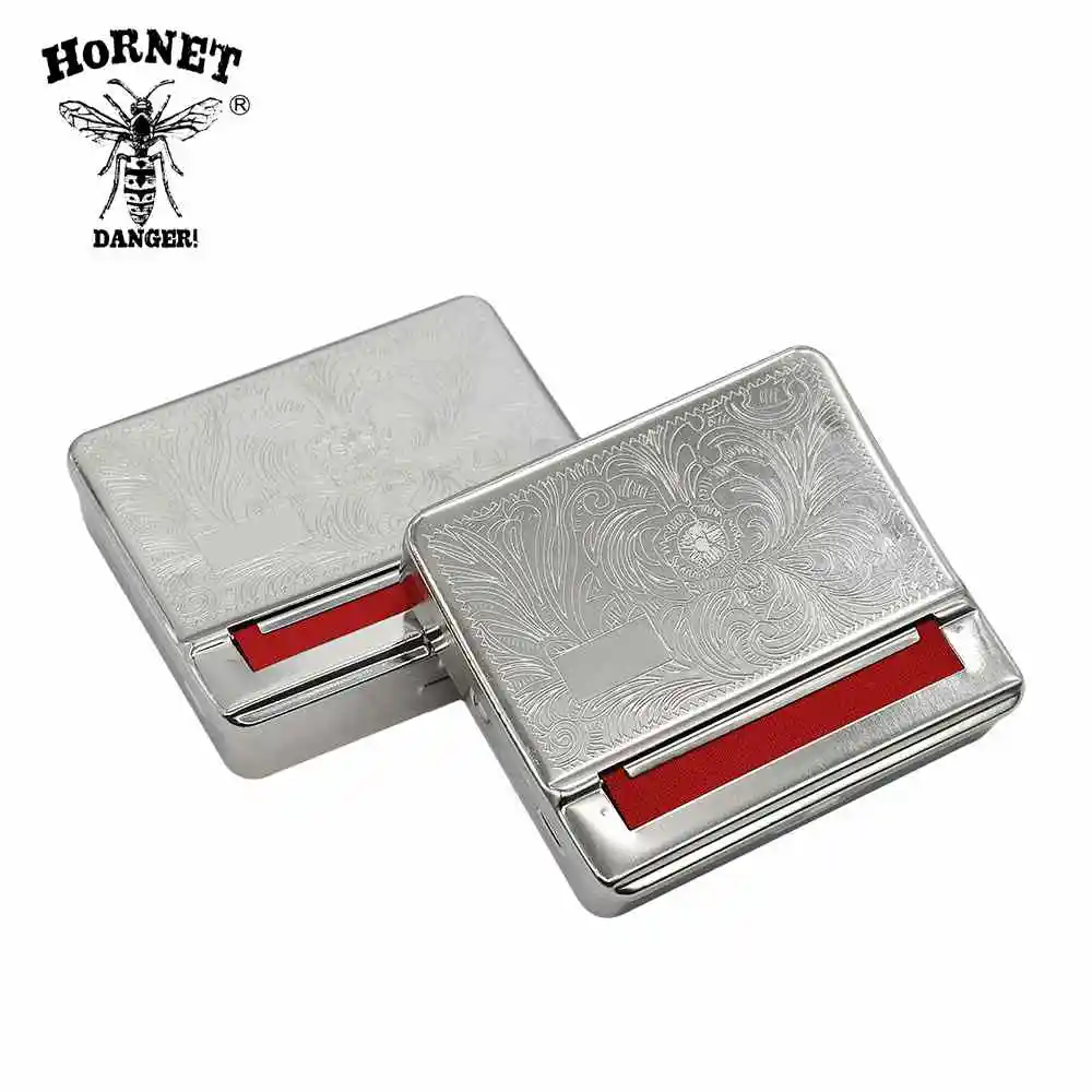 

New Silver70mm Metal Rolling Machine Case Storage Case For 70MM Rolling Paper Cigarette Maker