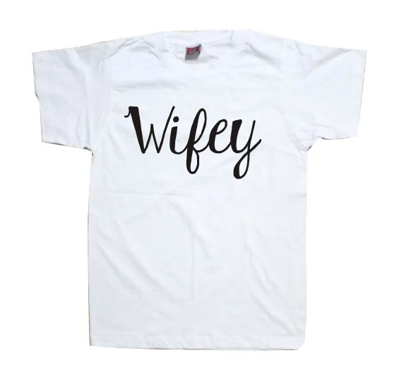 Женские и мужские футболки Wifey | Женская одежда