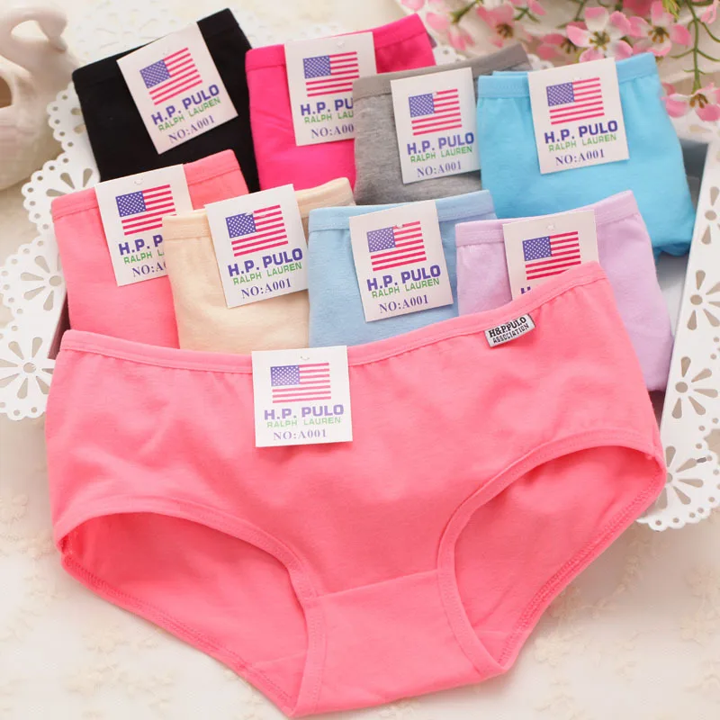 5PCS Ladies Panties Briefs Sexy Panty Cotton Soft Breathable Women Underwear Solid Plus Size Majtki M-XXXL 15