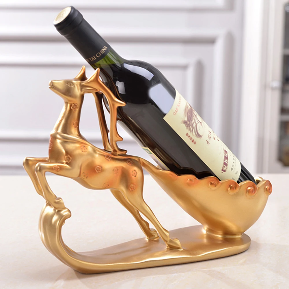 Deer Wine Rack Blue Color