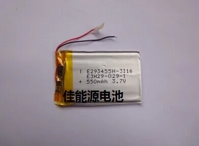 

3.7 В литий-полимерный аккумулятор 303455 500 мАч MP4 MP5 Bluetooth беспроводной телефон Перезаряжаемые литий-ионный аккумулятор