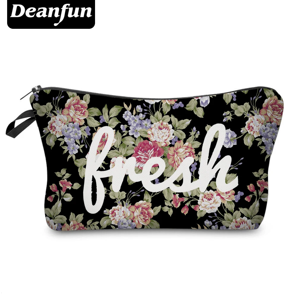 

Deanfun Cosmetic Bags 3D Printed Vintage FRESH Necessaries for Women Travelling Makeup Storage 50919