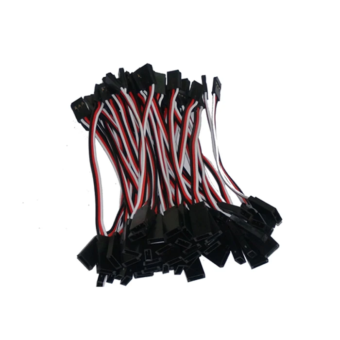 100pcs/lot 100mm 10cm RC Servo extension wire straight for JR.Futaba