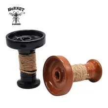 Керамическая чаша для кальяна HORNET ручной работы с одним отверстием, анти-популярная веревочка, головка для кальяна, чаша для кальяна, керамическая чаша Chicha Nargile