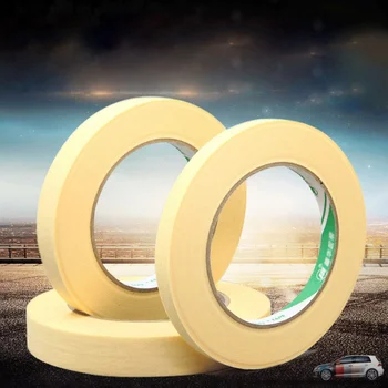 

Automotive Performance Refinish Yellow Masking Tape DIY Painting Paper Car Adhesive Paint Care Decorative Tape