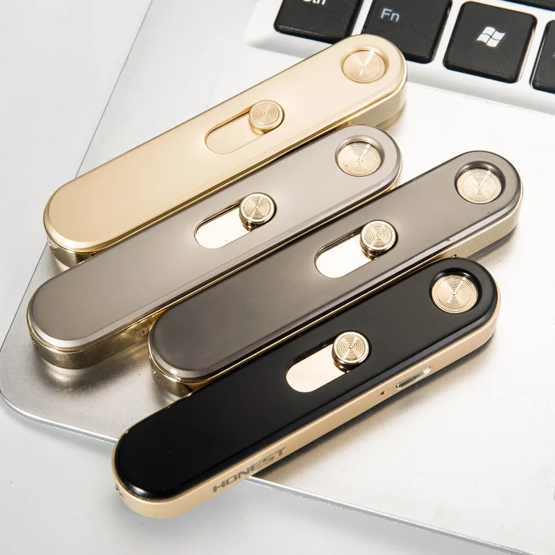 

theLatest USB Arc Lighter Metal Windproof Rechargeable Cigarette Lighters Flameless Electric Multicolor Beautifully Packaged Box